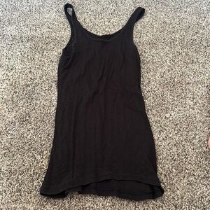 Black tank top used no runs or holes